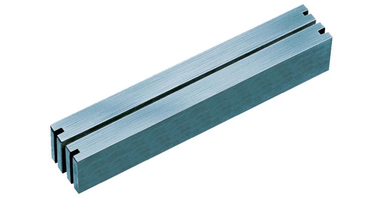 Glatte Einsätze Paar Aluminium Backenbreite 100 mm für Schraubstockbacken 53720