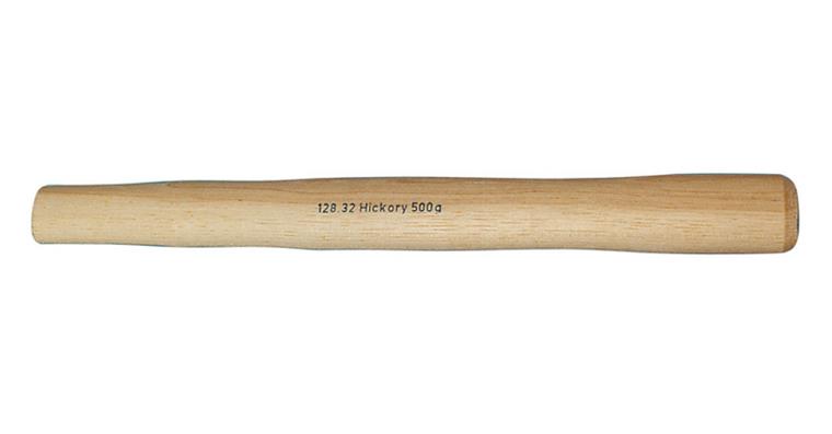 Hickory handle double curved for machinist's hammer 600 g