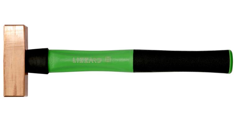 LIZZARD Kupferhammer mit 3-Komponenten Stiellänge 360 mm 1500 g