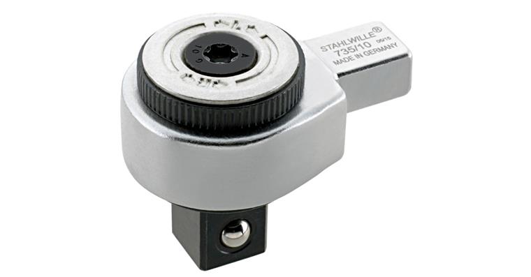 1/2 inch plugin reversible ratchet for torque wrench 9x12 mm