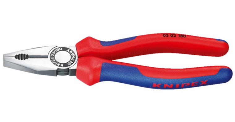 Combination pliers 180 mm special tool steel, handles with slip guard