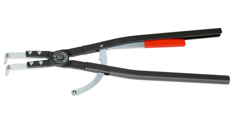 Innen-Sicherungsringzange gebogen J 61 für Ø 252-400 mm