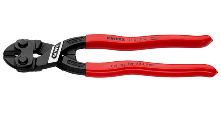 KNIPEX compact bolt cutters CoBolt 200 mm with blade recess