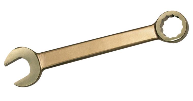 Funkenfreier 12kant Ring-Maulschlüssel Sonder-Bronze-Legierung  SW 10 x 10 mm