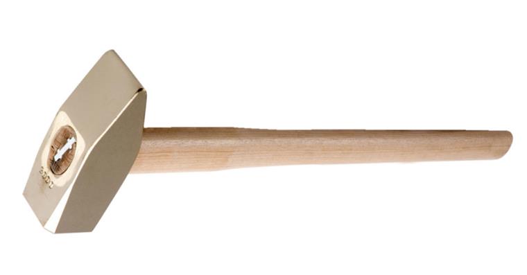 Spark-free sledgehammer DIN 1042 hickory handle 3 kg