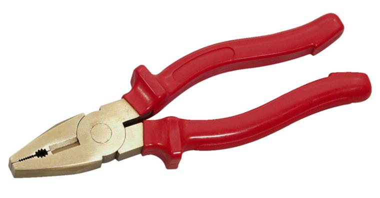 Spark-free combination pliers, length 200 mm