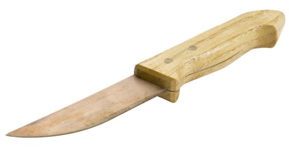 Funkenfreies Messer mit Holzheft Länge 180 mm Kupfer-Beryllium-Legierung