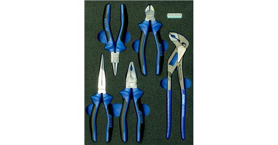 OPT-I-STORE insert 260x345x30 mm for pliers set 5 pieces cat. no. 59616 101