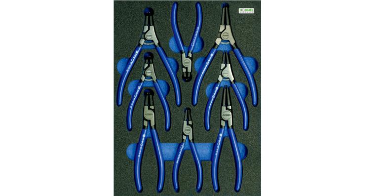 OPT-I-STORE insert 260x345x30mm for circlip pliers set cat. no. 59617 101