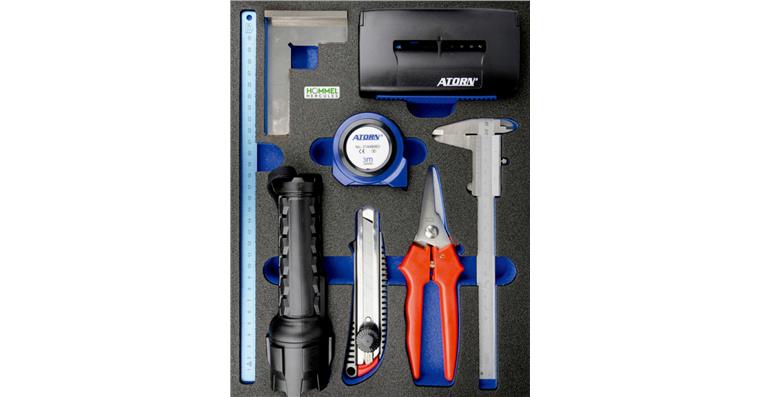 Tool set 39 pieces in OPT-I-STORE insert 260x345x30 mm