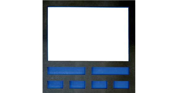 Supporting frame for OPT-I-STORE hard foam ins., outer 600x600mm inner 528x348mm