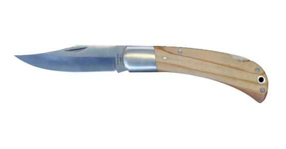 Taschenmesser Olivio Griff echtes Olivenholz Klingenlänge 90 mm, rostfrei