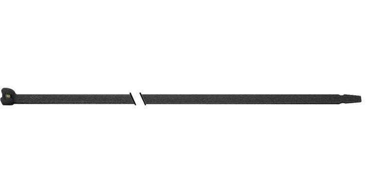 Cable ties with steel nose, 3.5x140 mm 100 pieces