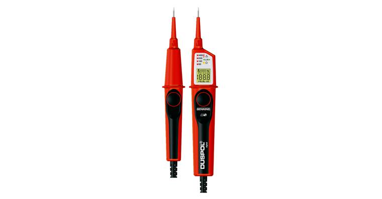 DUSPOL digital two-pole voltage tester 1-1,000 V AC/1,200 V DC (TRUE RMS)