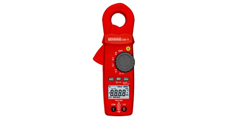 CM 11 digital current clamp multimeter, 4-digit LCD display in bag