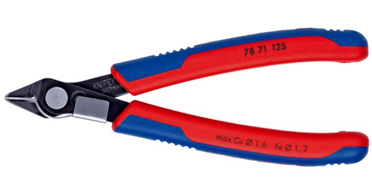 KNIPEX Electronic Super Knips 125 mm bronzed with wire clamp