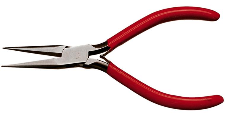 Elektronik-Spitzzange lange Backen Länge 145 mm