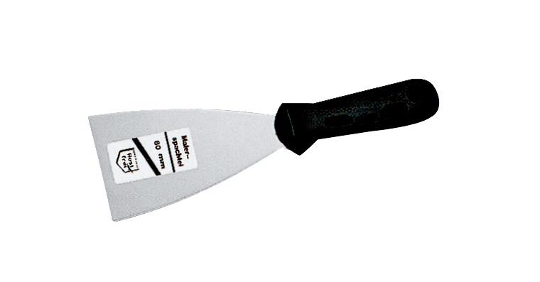 Decorator's strip. knife, blade width 80mm, st/stl, flexible blade, polished