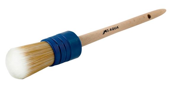 Ringpinsel Aqua M3-Mischung helle Borsten für wasserbasierte Lacke Ø 25 mm