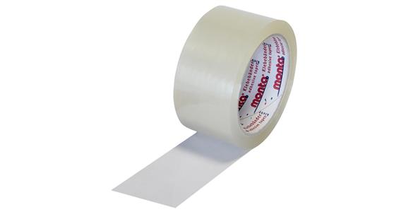 PP adhesive tape, W 50 mm, L 66 running metres, transparent