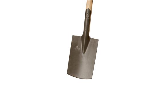 IDEAL spade, wear-resistant steel with ash handle, length 850 mm