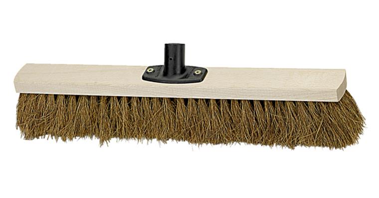 Saal- und Werkstattbesen Kokosborsten für trockene Böden 600x55 mm