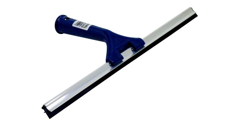 Floor squeegee with PVC body with aluminium rail and hard rubber lip, L 350 mm