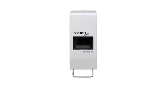 STOKO Vario® mat dispenser 322x126x140 mm white coated housing made of sst