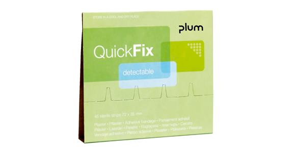 Refill set QuickFix DETECTABLE incl. 6 packs of 45 plasters for no. 1068406 301