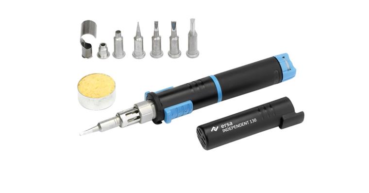 1070032202 Gas-Lötset INDEPENDENT 130 Profi 25-130 W max. Temp. 580°C Piezo- Zündung