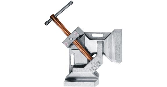 Metal mitre clamp, max. through hole 60 mm clamping width 2x90 mm