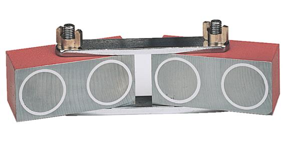 Permanent-Magnetgelenk mit 2 Blöcken Haftkraft 2x10 kg 60x25x25 mm