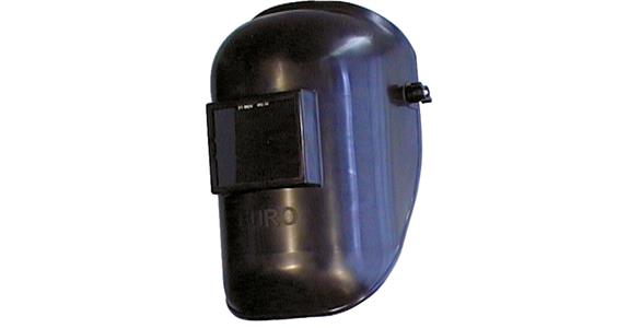 Schweißer-Kopfschirm Schwarz für Schutz- und Vorsatzgläser 90x110 mm