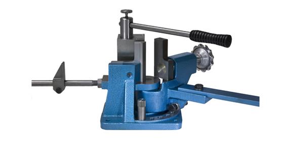 Angle bender Model 100 E complete with 2 bending jaws