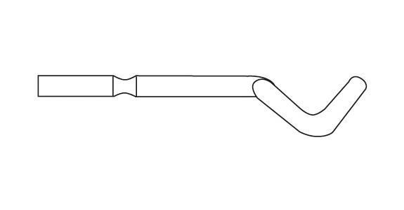 Ersatz-Klinge E Schaft-Ø 3,2 mm E300 HSS für Innen- und Aussenentgratung