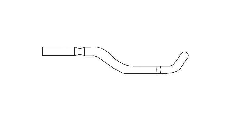 Replacement blade E shank diameter 3.2 mm E600 HSS for cross holes