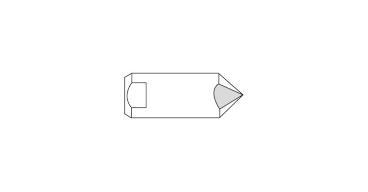 Replacement countersink type C 12 HSS, 90° diameter 12 mm