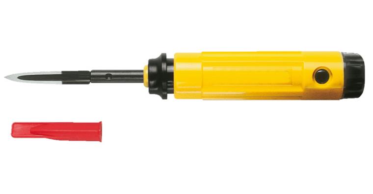 Maxi triangular scraper set EL1601 with universal handle EL1000