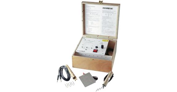 Elektro-Schreiber (Signiergerät) für Metall, Leder, Holz usw. mit Trafo