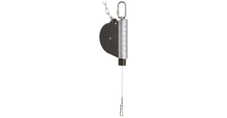 Federzug Seilauszug 2500 mm Seil-Ø 2 mm Tragfähigkeit 0,5-2,0 kg