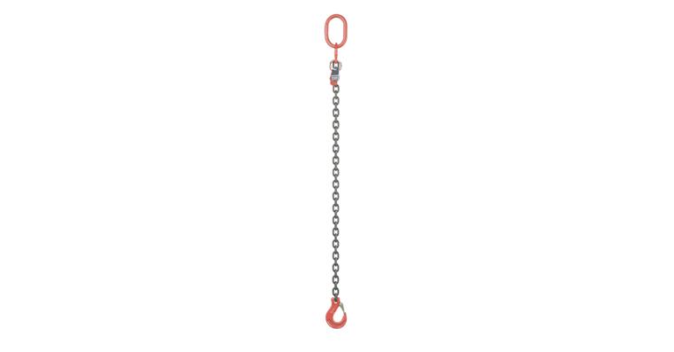 Attachment chain EN 818 prEN 1677, max. 3150kg, single-str. dia. 10mm, length 1m