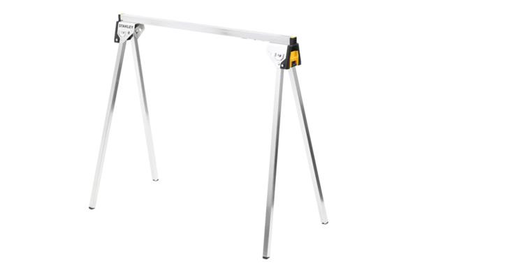 Metal axle stands, folding, 340 kg, load HxWxL 736x424x855 mm