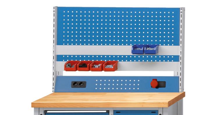 Superstr perf metal plate+sckt strp+holder rail f ass workbenches cat. no. 82131
