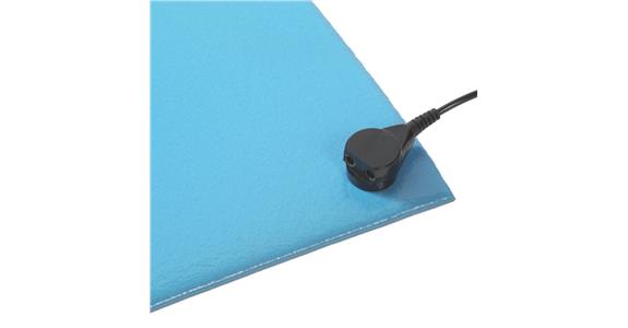 ESD schützende Tischmatte Anti-Stat P.O.P ™ blau 760 x 1000 x 6,4 mm