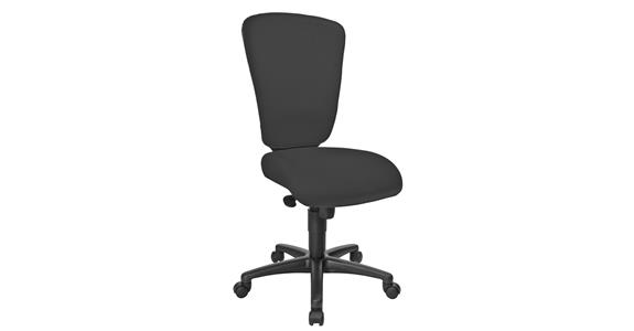 Büro-Drehstuhl Soft Pro 100 Bezug schwarz Sitzhöhe 45-55 cm Sitzbreite 45 cm