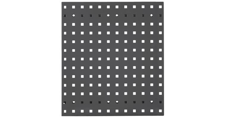 RasterPlan perf. plate sheet steel 1.25 mm RAL 7016 anthr. grey WxH 500x450 mm