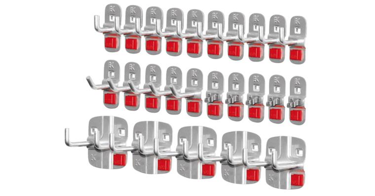 Werkzeughalter-Sortiment ABAX® 25-teilig anthrazit