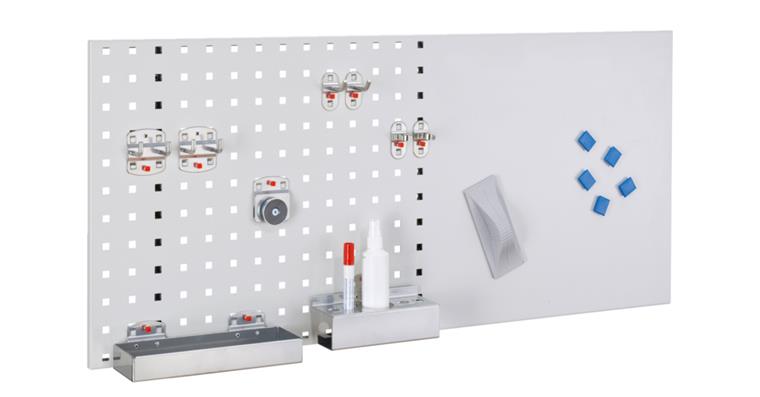 RasterPlan LogoChart storage set 2 1000x450 mm RAL7035