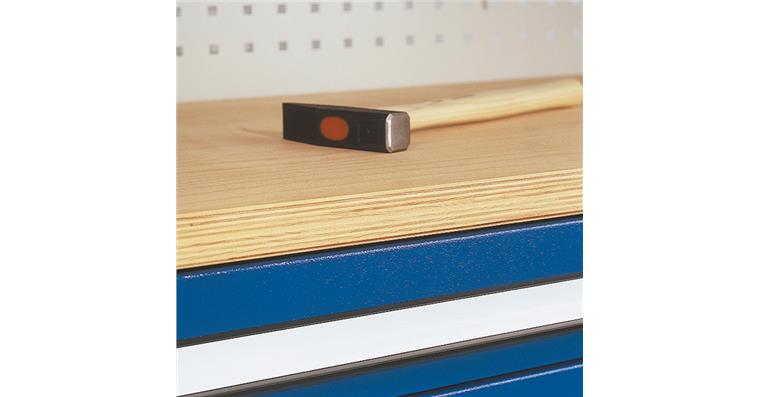 Worktop for tool cabinet 82555/82556601 RAL 6011