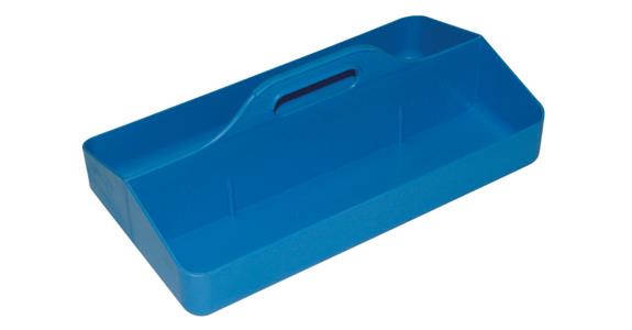 Werkzeugkasten 420x250 mm Kunststoff blau, bestückbar mit Kat.-Nr. 83300 102-104